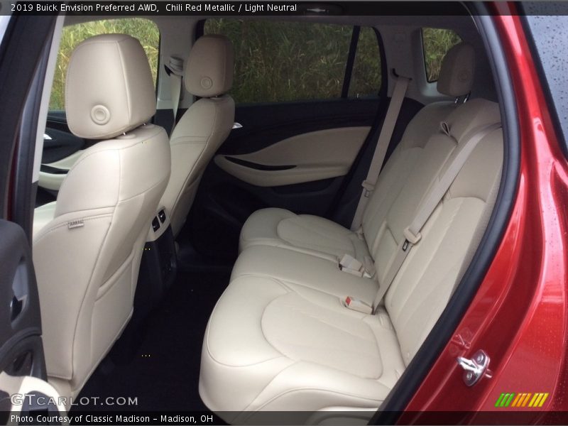 Chili Red Metallic / Light Neutral 2019 Buick Envision Preferred AWD