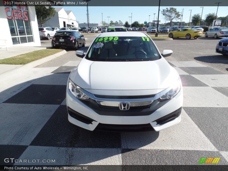 Taffeta White / Ivory 2017 Honda Civic LX Sedan