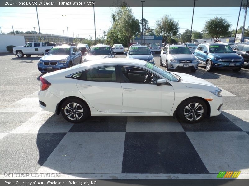 Taffeta White / Ivory 2017 Honda Civic LX Sedan