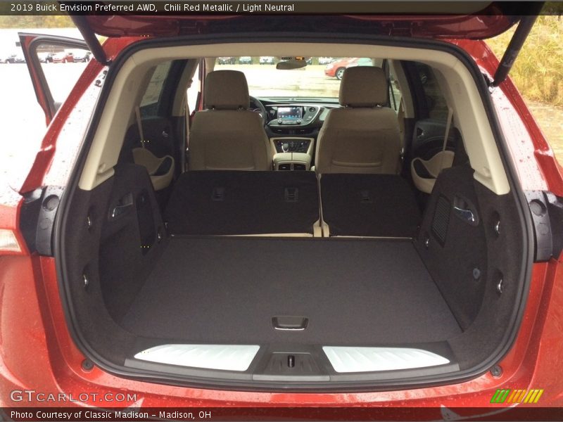 Chili Red Metallic / Light Neutral 2019 Buick Envision Preferred AWD