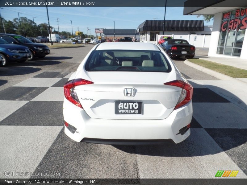 Taffeta White / Ivory 2017 Honda Civic LX Sedan