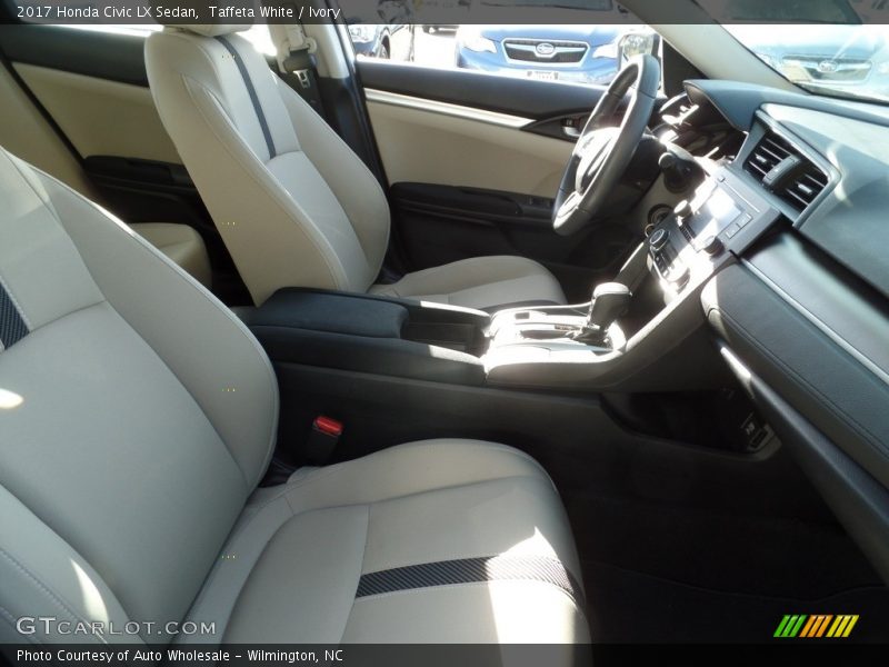 Taffeta White / Ivory 2017 Honda Civic LX Sedan