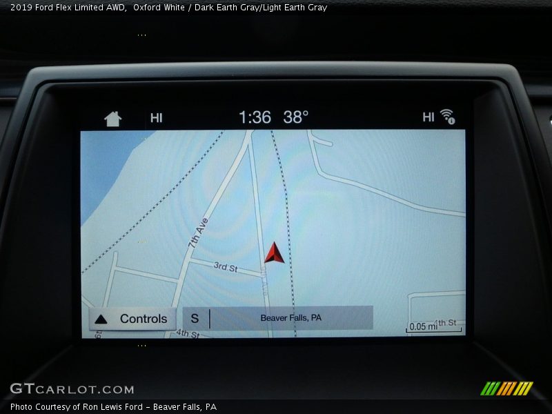 Navigation of 2019 Flex Limited AWD