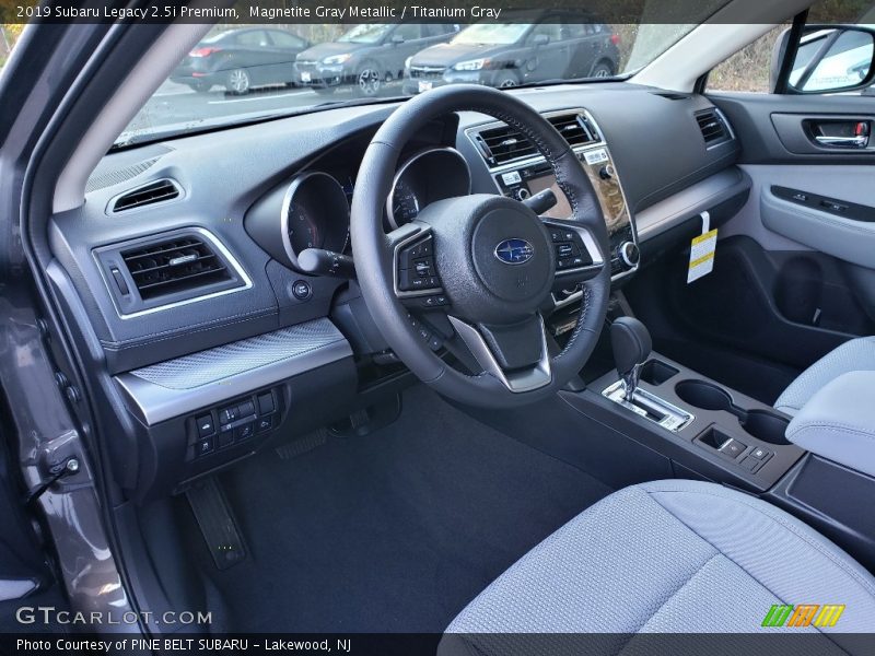 Magnetite Gray Metallic / Titanium Gray 2019 Subaru Legacy 2.5i Premium