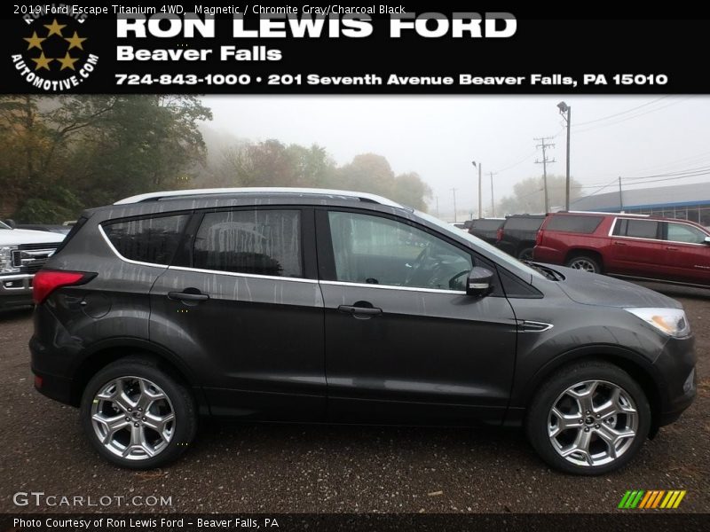 Magnetic / Chromite Gray/Charcoal Black 2019 Ford Escape Titanium 4WD