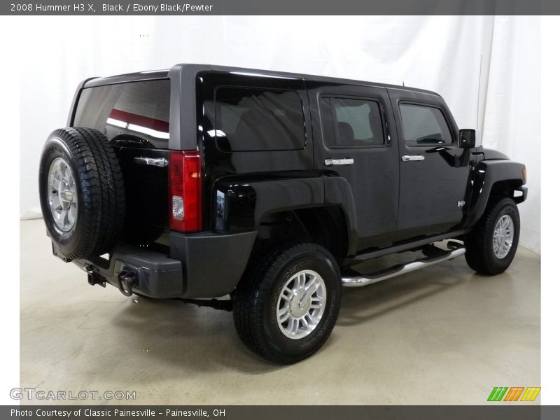Black / Ebony Black/Pewter 2008 Hummer H3 X