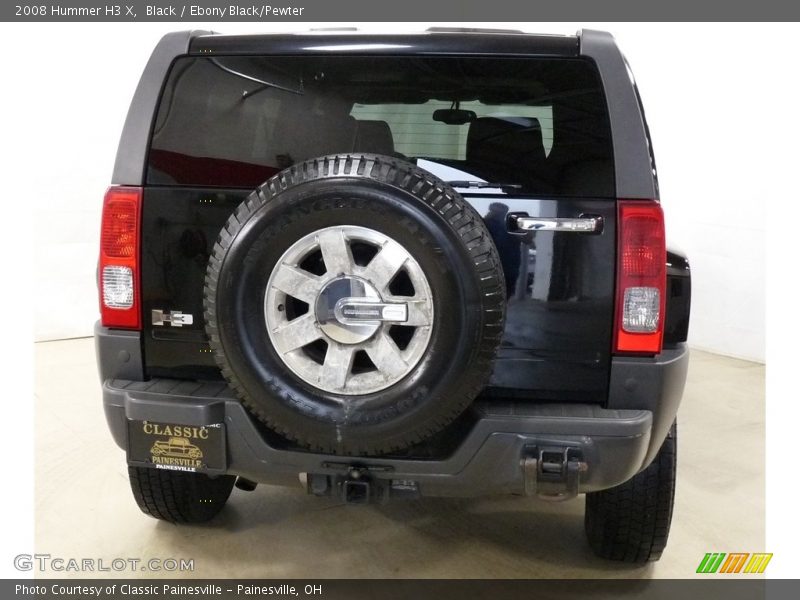 Black / Ebony Black/Pewter 2008 Hummer H3 X