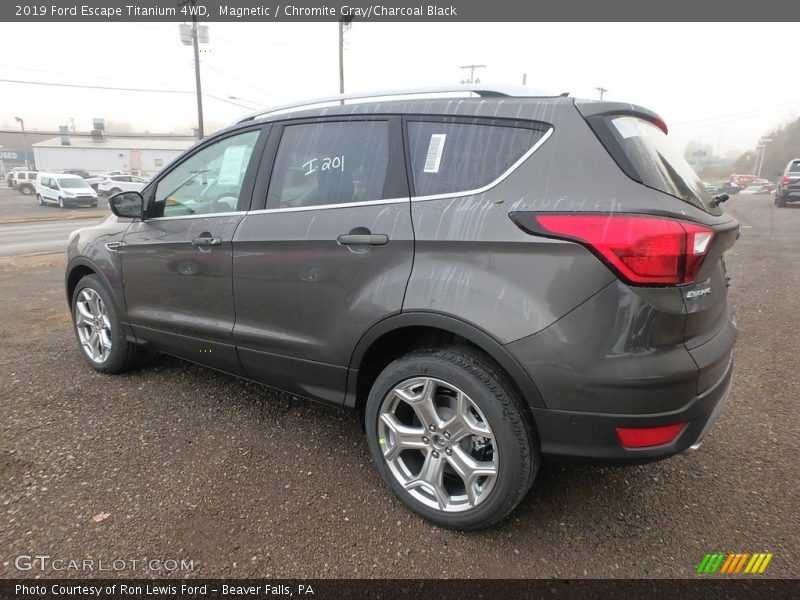 Magnetic / Chromite Gray/Charcoal Black 2019 Ford Escape Titanium 4WD