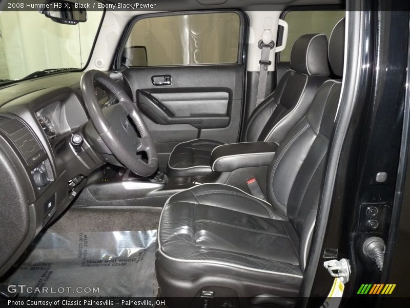 Black / Ebony Black/Pewter 2008 Hummer H3 X