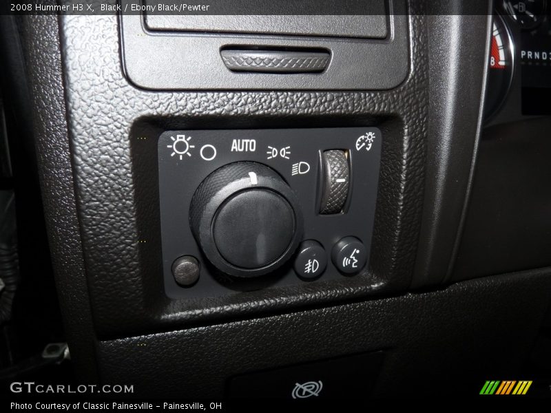 Black / Ebony Black/Pewter 2008 Hummer H3 X
