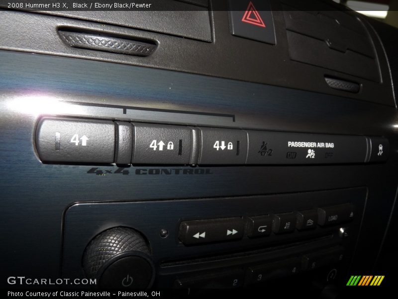 Black / Ebony Black/Pewter 2008 Hummer H3 X