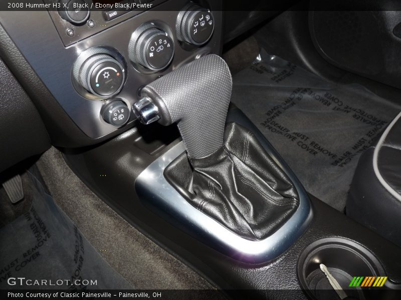 Black / Ebony Black/Pewter 2008 Hummer H3 X