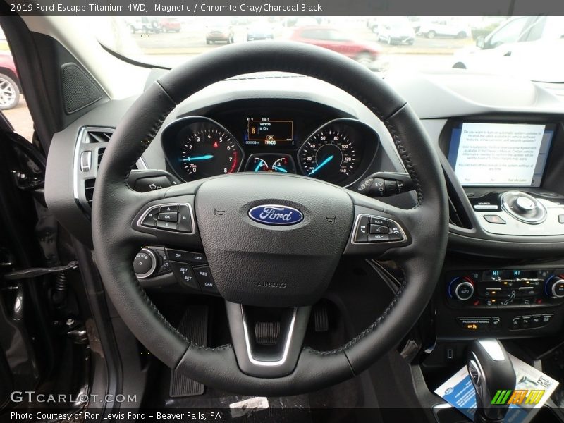 Magnetic / Chromite Gray/Charcoal Black 2019 Ford Escape Titanium 4WD