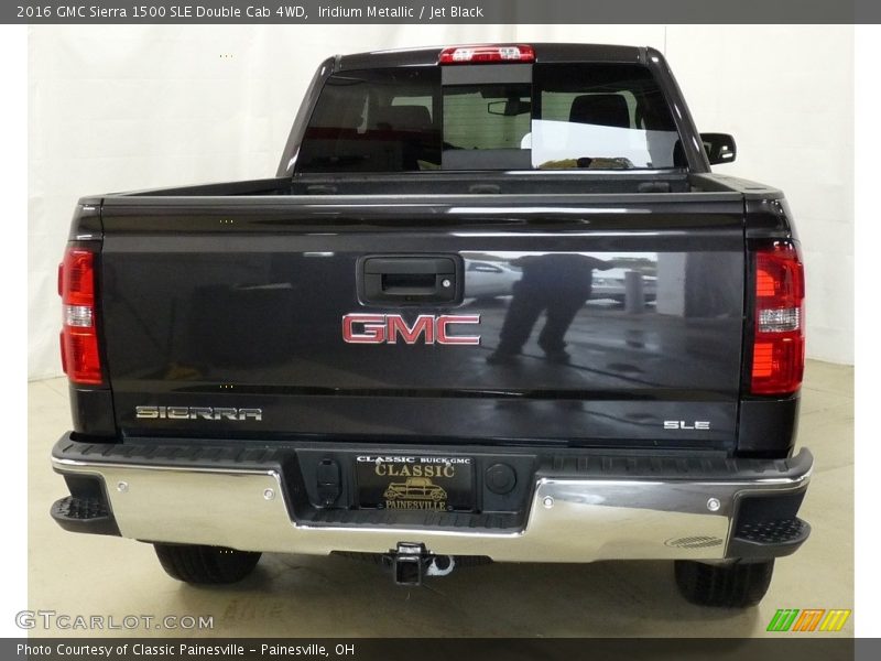 Iridium Metallic / Jet Black 2016 GMC Sierra 1500 SLE Double Cab 4WD