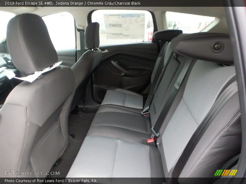 Sedona Orange / Chromite Gray/Charcoal Black 2019 Ford Escape SE 4WD