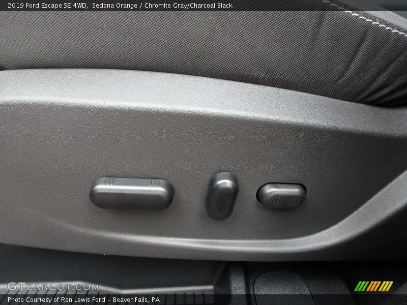 Sedona Orange / Chromite Gray/Charcoal Black 2019 Ford Escape SE 4WD