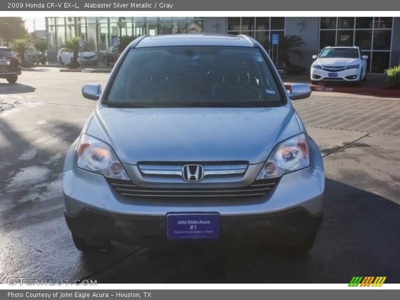 Alabaster Silver Metallic / Gray 2009 Honda CR-V EX-L