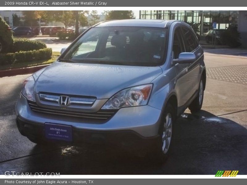 Alabaster Silver Metallic / Gray 2009 Honda CR-V EX-L