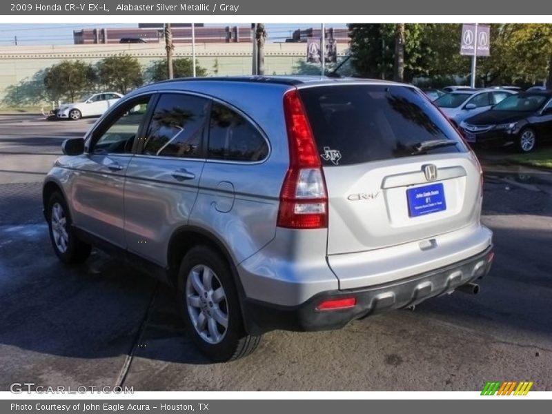 Alabaster Silver Metallic / Gray 2009 Honda CR-V EX-L