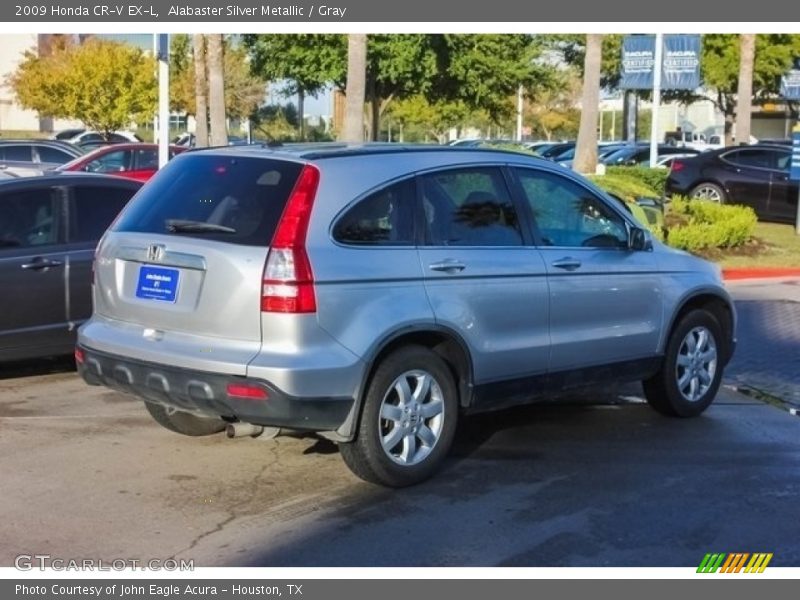 Alabaster Silver Metallic / Gray 2009 Honda CR-V EX-L