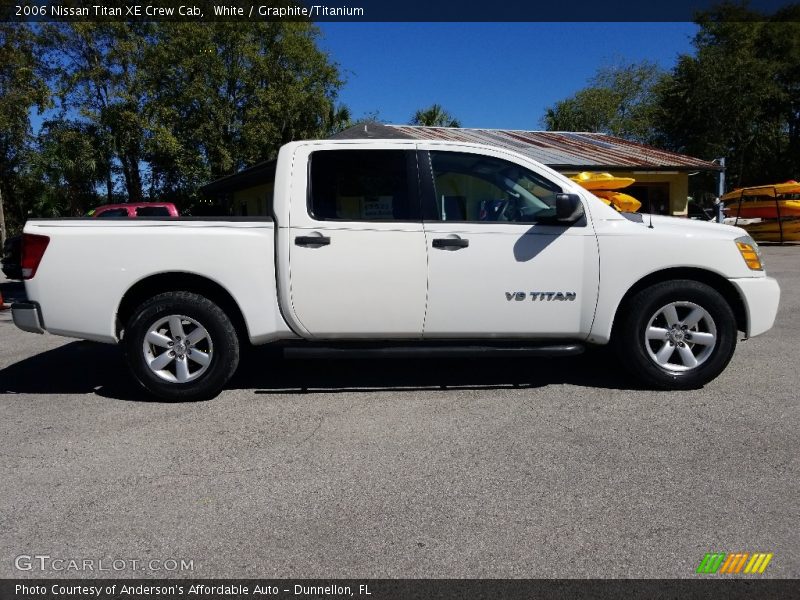 White / Graphite/Titanium 2006 Nissan Titan XE Crew Cab