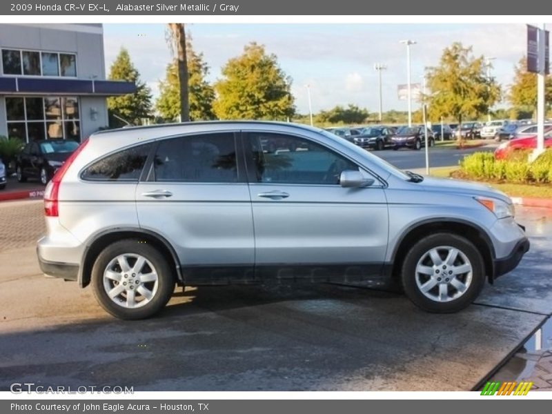 Alabaster Silver Metallic / Gray 2009 Honda CR-V EX-L
