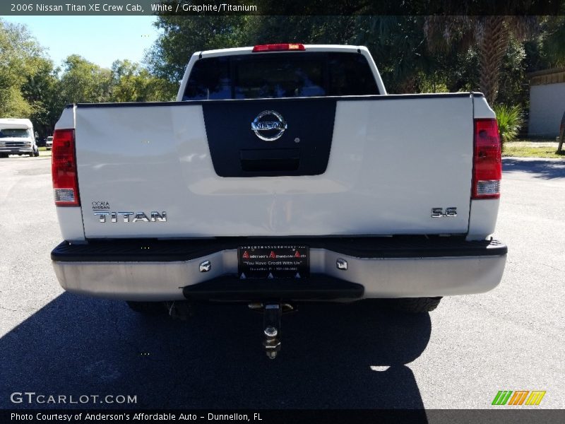 White / Graphite/Titanium 2006 Nissan Titan XE Crew Cab