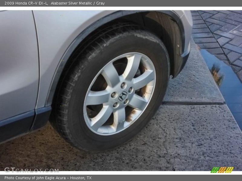 Alabaster Silver Metallic / Gray 2009 Honda CR-V EX-L