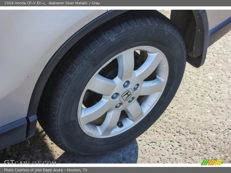Alabaster Silver Metallic / Gray 2009 Honda CR-V EX-L