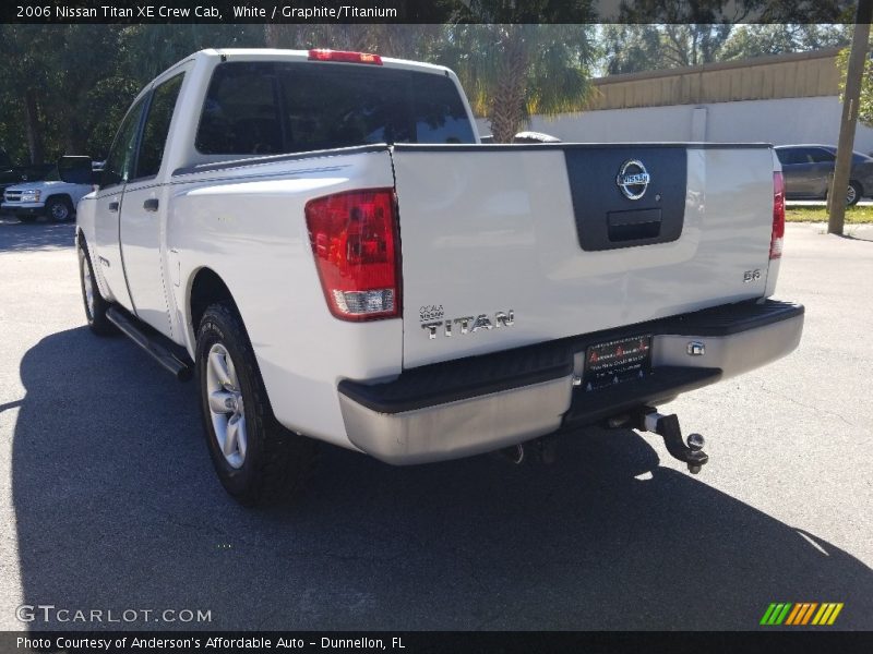 White / Graphite/Titanium 2006 Nissan Titan XE Crew Cab