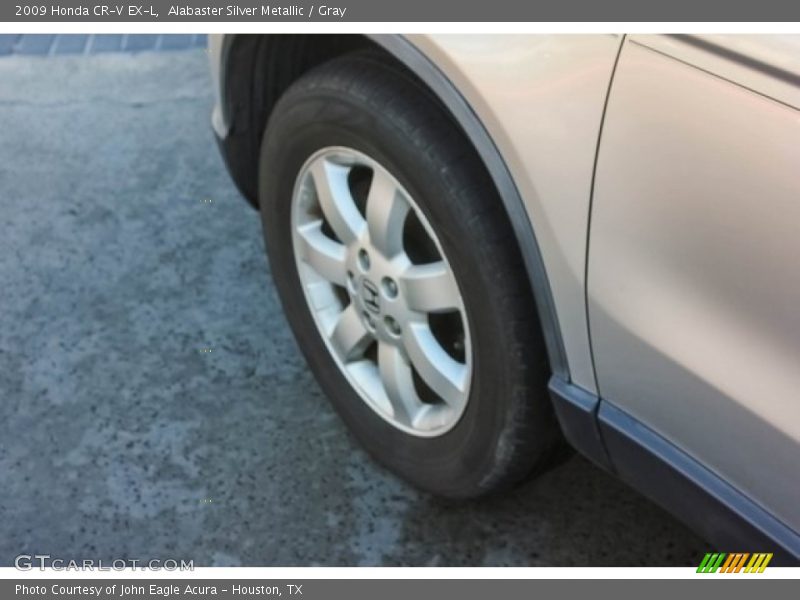 Alabaster Silver Metallic / Gray 2009 Honda CR-V EX-L