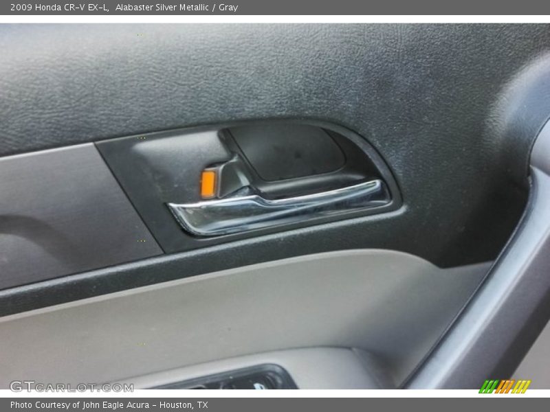 Alabaster Silver Metallic / Gray 2009 Honda CR-V EX-L