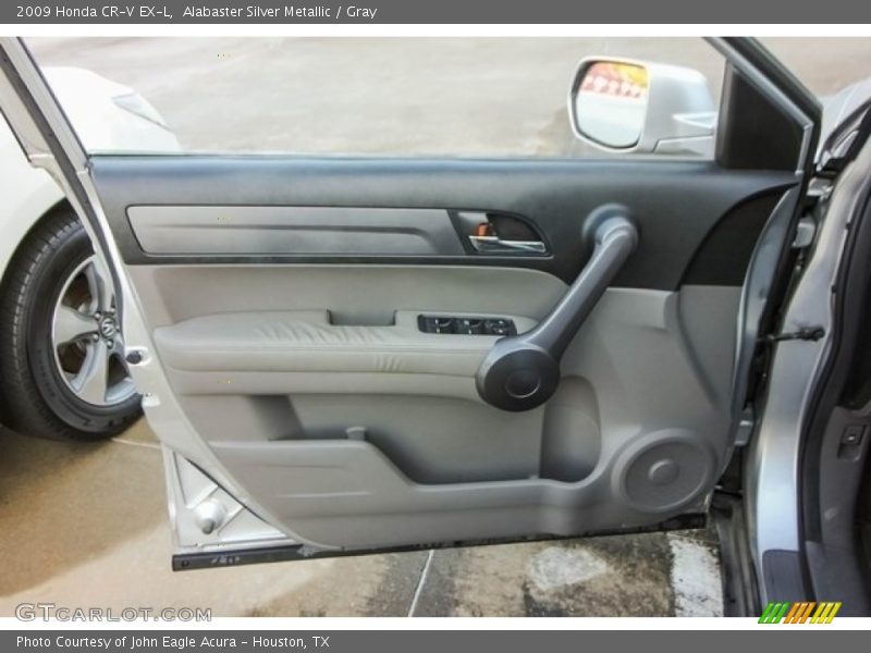 Alabaster Silver Metallic / Gray 2009 Honda CR-V EX-L