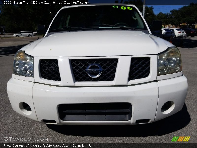 White / Graphite/Titanium 2006 Nissan Titan XE Crew Cab