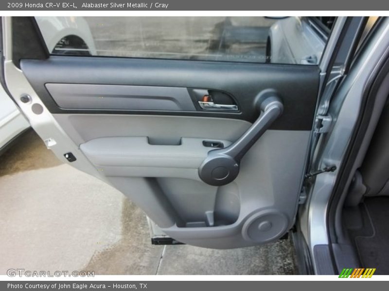 Alabaster Silver Metallic / Gray 2009 Honda CR-V EX-L
