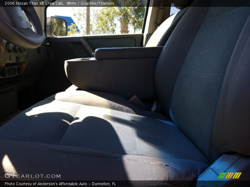 White / Graphite/Titanium 2006 Nissan Titan XE Crew Cab