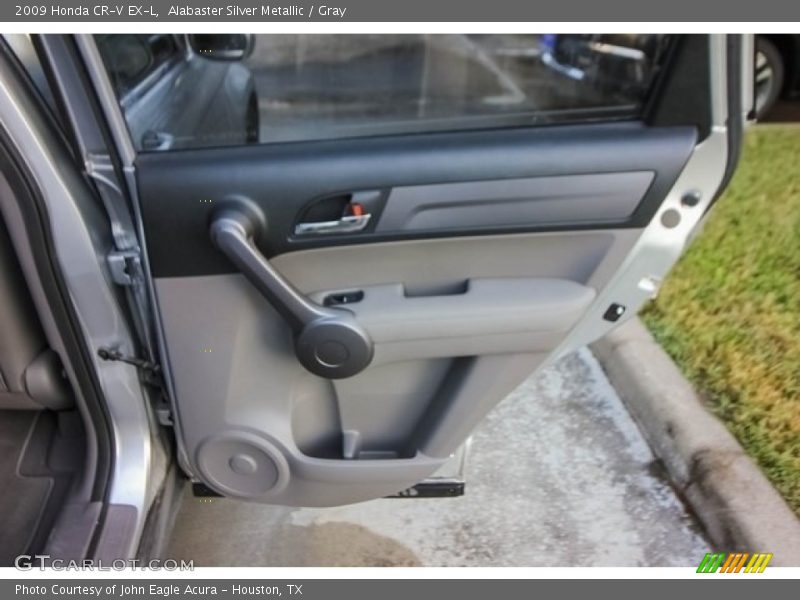 Alabaster Silver Metallic / Gray 2009 Honda CR-V EX-L