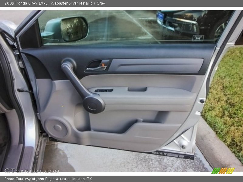 Alabaster Silver Metallic / Gray 2009 Honda CR-V EX-L