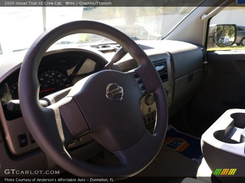 White / Graphite/Titanium 2006 Nissan Titan XE Crew Cab