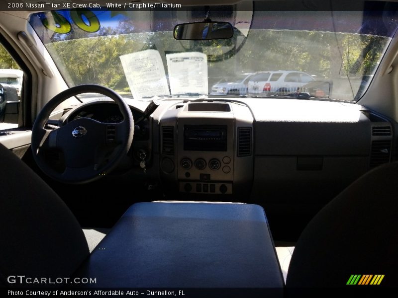 White / Graphite/Titanium 2006 Nissan Titan XE Crew Cab