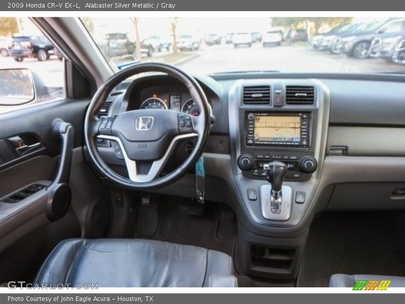 Alabaster Silver Metallic / Gray 2009 Honda CR-V EX-L