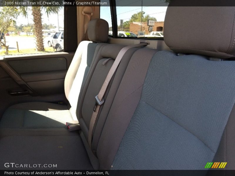 White / Graphite/Titanium 2006 Nissan Titan XE Crew Cab
