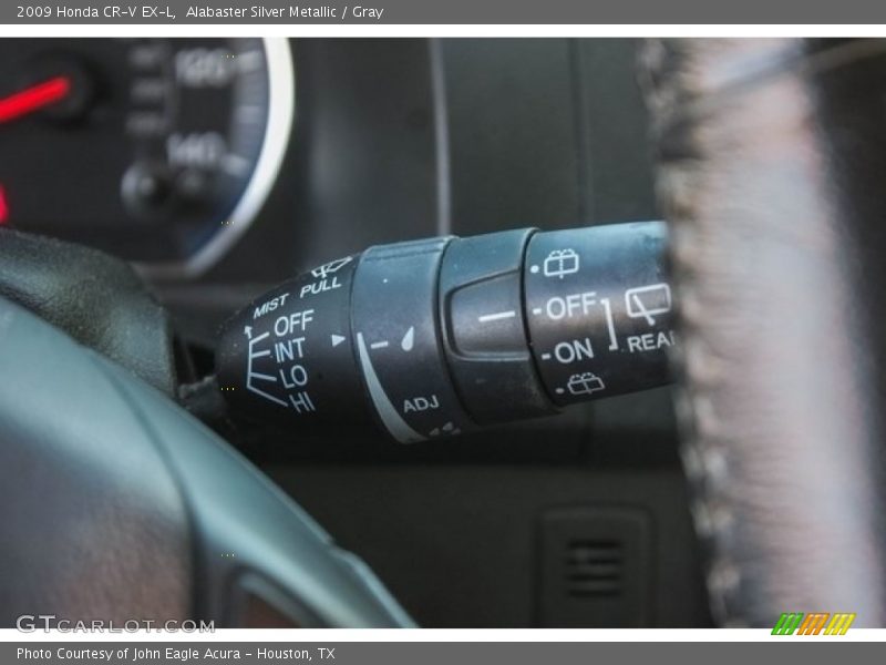 Alabaster Silver Metallic / Gray 2009 Honda CR-V EX-L