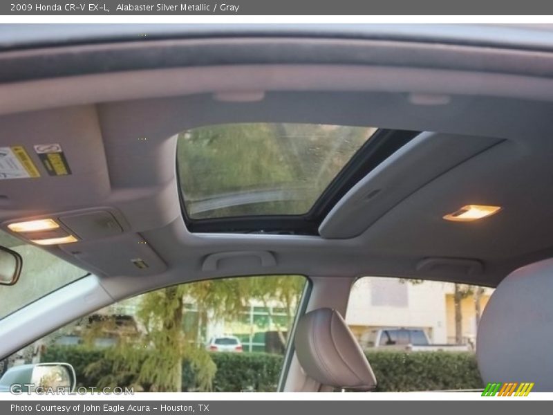 Alabaster Silver Metallic / Gray 2009 Honda CR-V EX-L