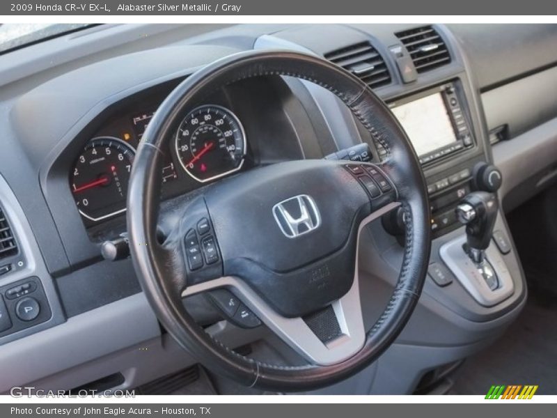 Alabaster Silver Metallic / Gray 2009 Honda CR-V EX-L