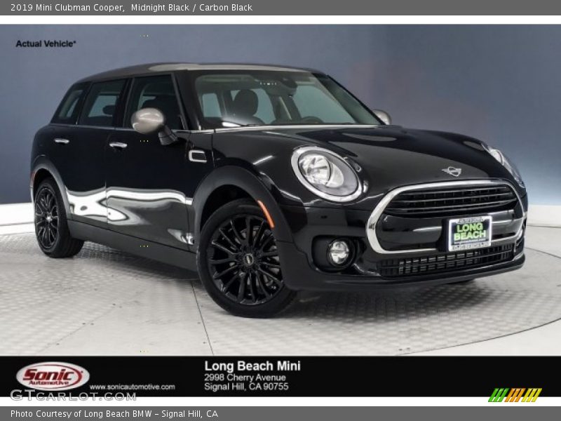 Midnight Black / Carbon Black 2019 Mini Clubman Cooper