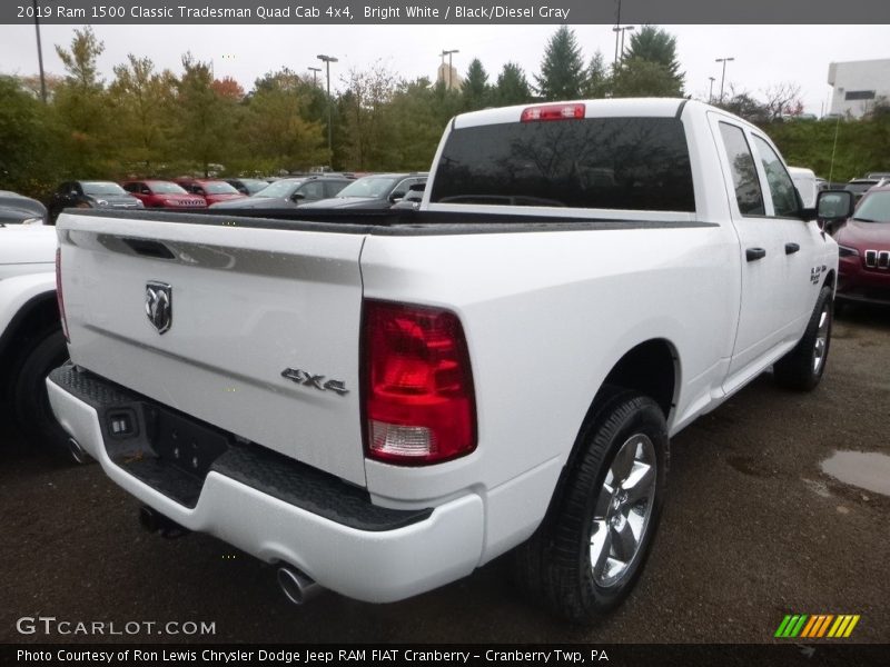 Bright White / Black/Diesel Gray 2019 Ram 1500 Classic Tradesman Quad Cab 4x4