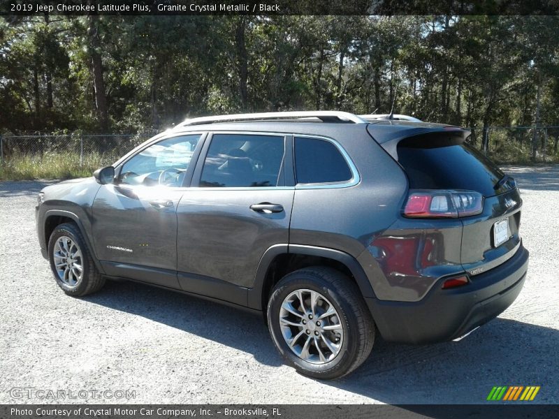 Granite Crystal Metallic / Black 2019 Jeep Cherokee Latitude Plus