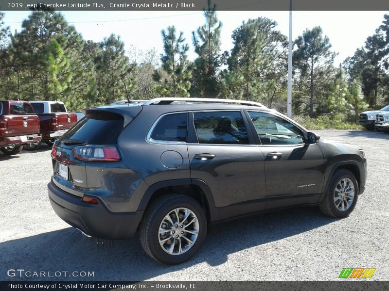 Granite Crystal Metallic / Black 2019 Jeep Cherokee Latitude Plus