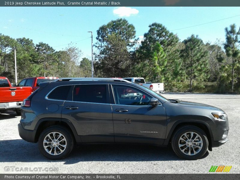 Granite Crystal Metallic / Black 2019 Jeep Cherokee Latitude Plus